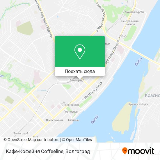 Карта Кафе-Кофейня Coffeeline