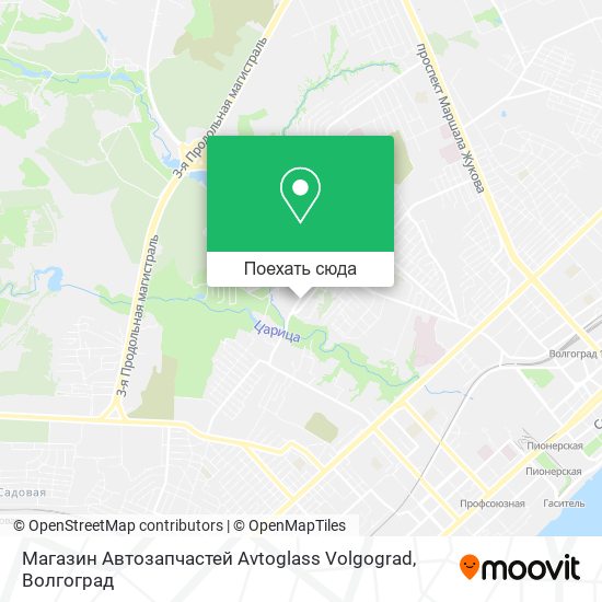 Карта Магазин Автозапчастей Avtoglass Volgograd