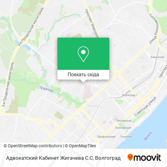 Карта Адвокатский Кабинет Жигачева С.С