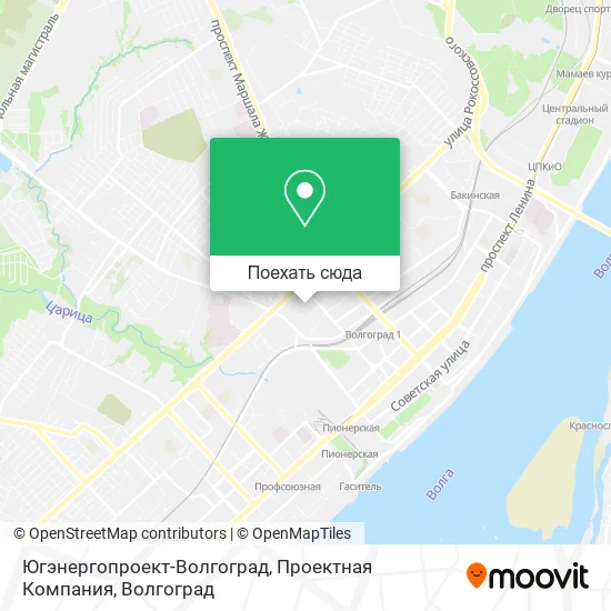 Карта Югэнергопроект-Волгоград, Проектная Компания
