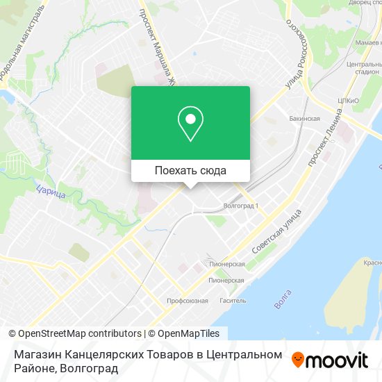 Карта Магазин Канцелярских Товаров в Центральном Районе