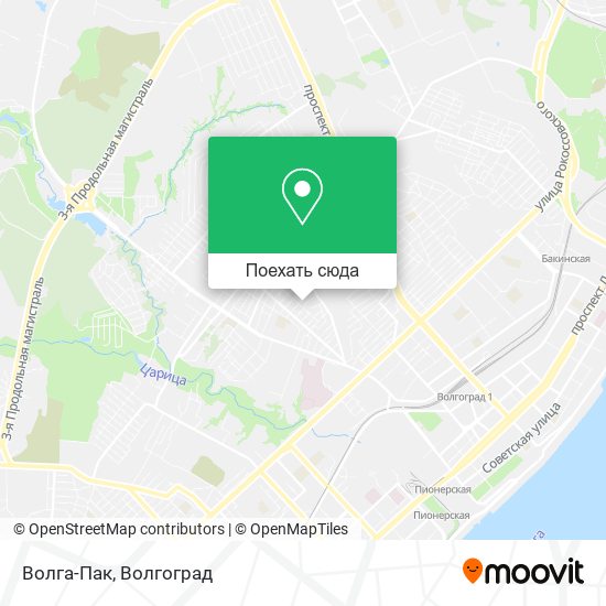 Карта Волга-Пак