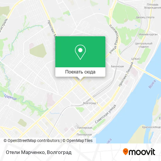 Карта Отели Марченко