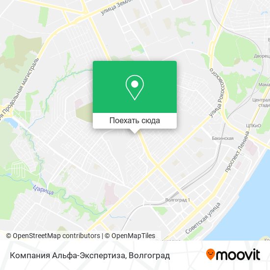 Карта Компания Альфа-Экспертиза