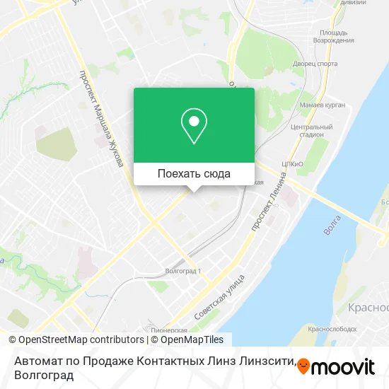 Карта Автомат по Продаже Контактных Линз Линзсити
