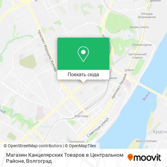 Карта Магазин Канцелярских Товаров в Центральном Районе