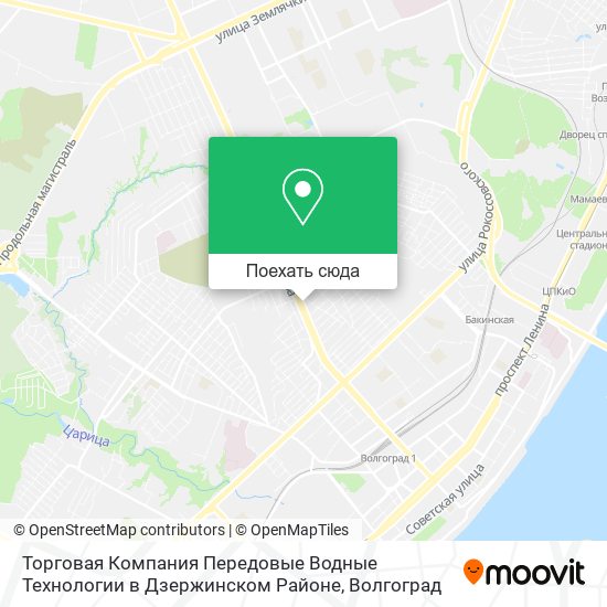 Карта Торговая Компания Передовые Водные Технологии в Дзержинском Районе