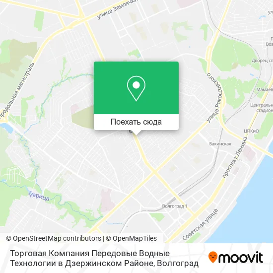 Карта Торговая Компания Передовые Водные Технологии в Дзержинском Районе