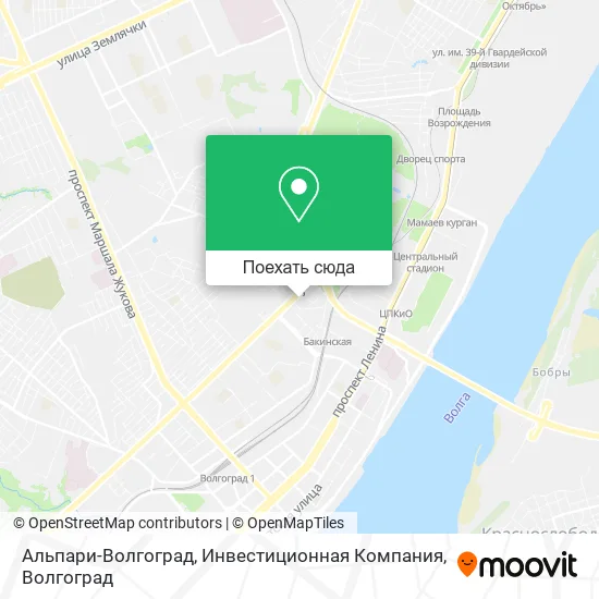Карта Альпари-Волгоград, Инвестиционная Компания