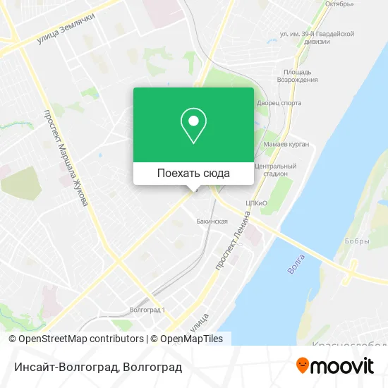 Карта Инсайт-Волгоград