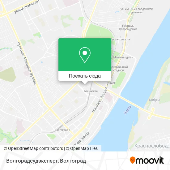 Карта Волгорадсудэксперт