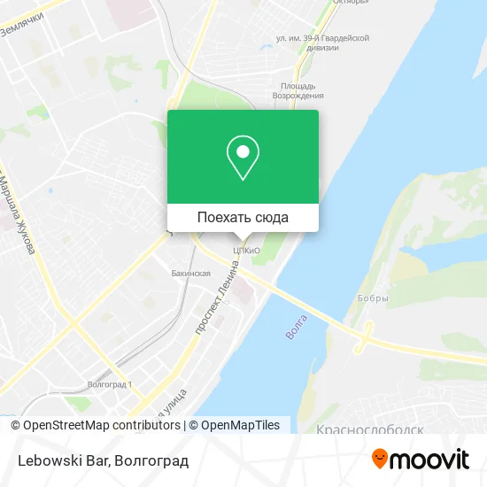 Карта Lebowski Bar