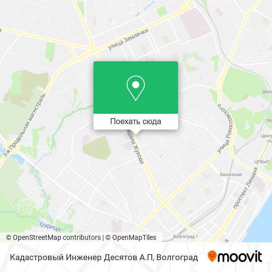 Карта Кадастровый Инженер Десятов А.П