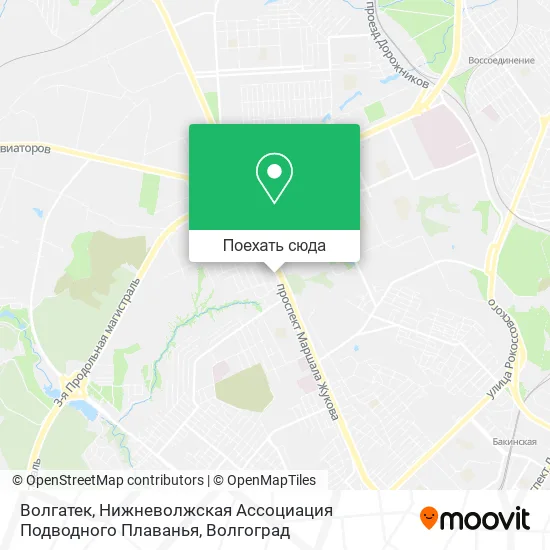 Карта Волгатек, Нижневолжская Ассоциация Подводного Плаванья