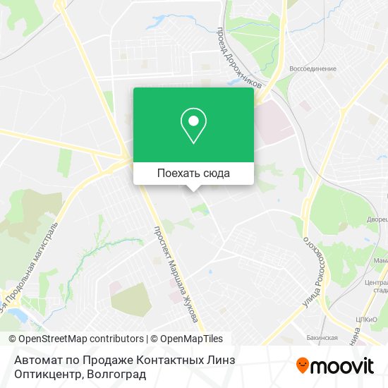 Карта Автомат по Продаже Контактных Линз Оптикцентр