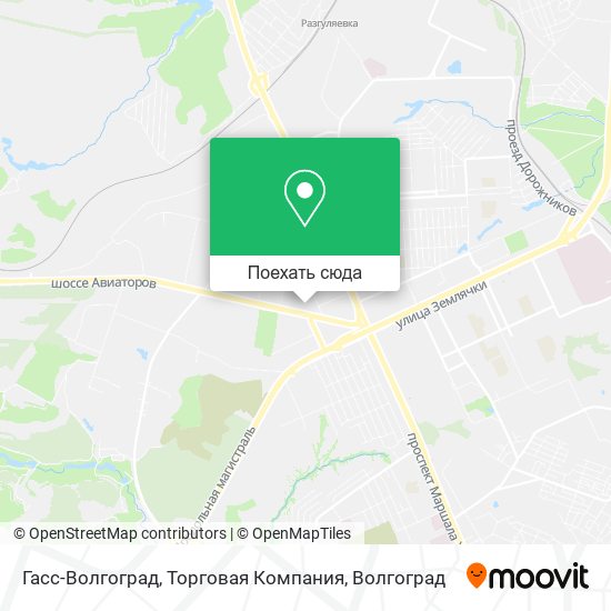 Карта Гасс-Волгоград, Торговая Компания