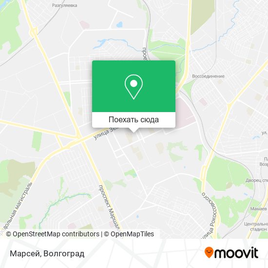Карта Марсей