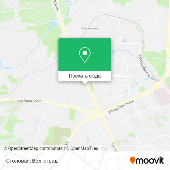 Карта Столовая