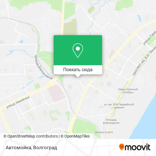 Карта Автомойка