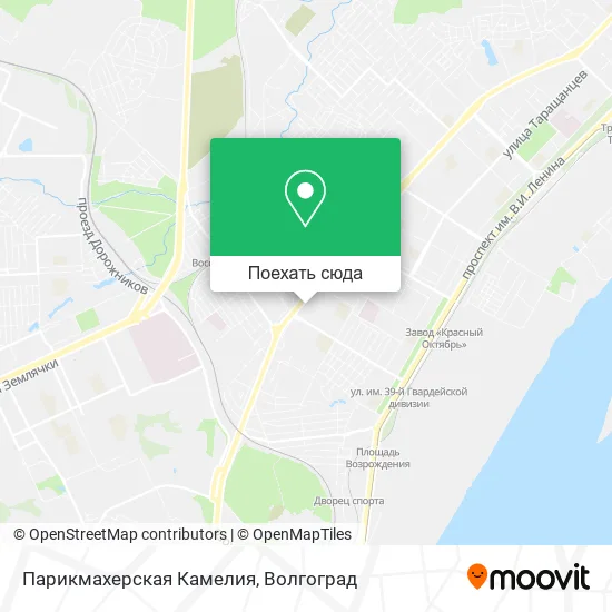 Карта Парикмахерская Камелия
