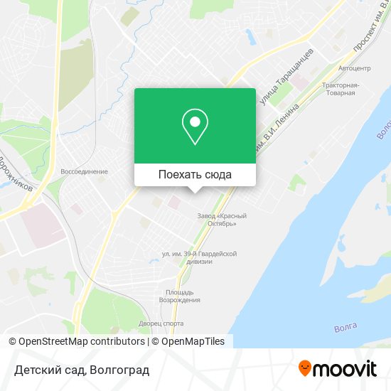 Карта Детский сад