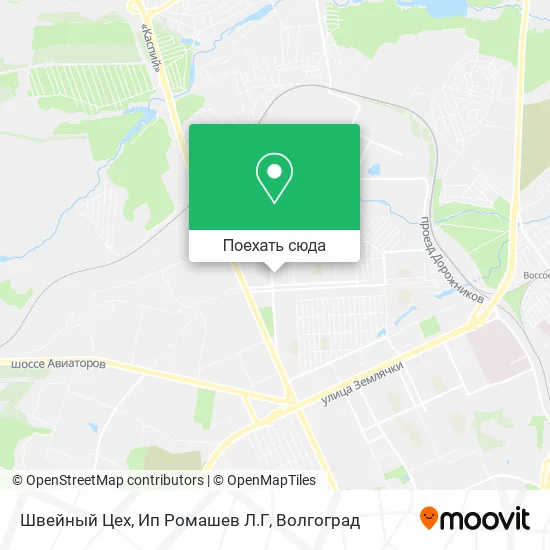 Карта Швейный Цех, Ип Ромашев Л.Г