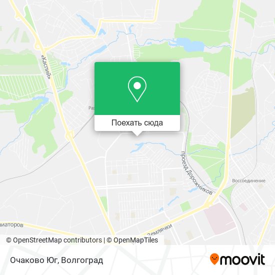 Карта Очаково Юг