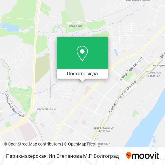 Карта Парикмахерская, Ип Степанова М.Г