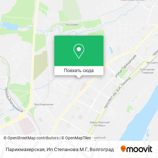 Карта Парикмахерская, Ип Степанова М.Г