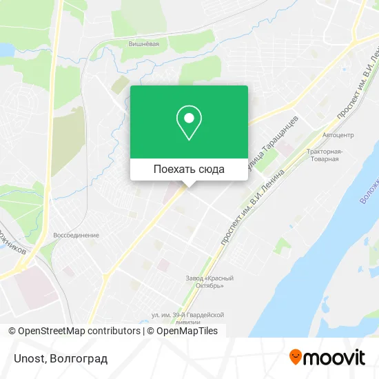 Карта Unost
