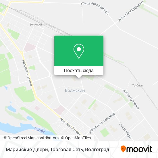 Карта Марийские Двери, Торговая Сеть