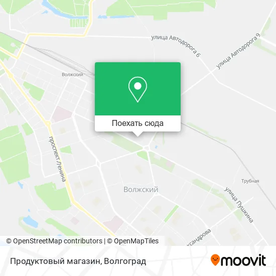 Карта Продуктовый магазин