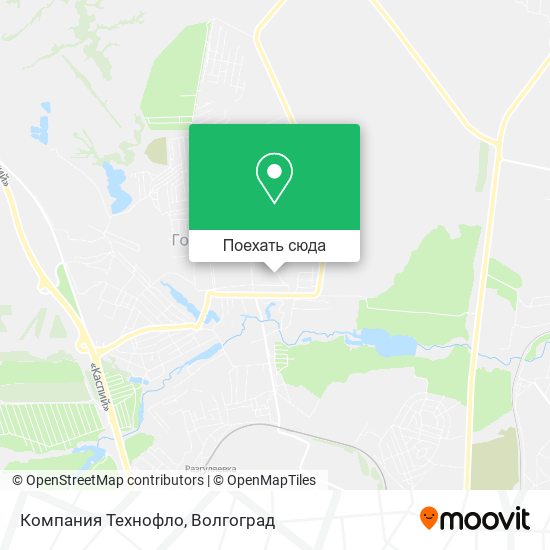 Карта Компания Технофло