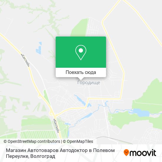 Карта Магазин Автотоваров Автодоктор в Полевом Переулке