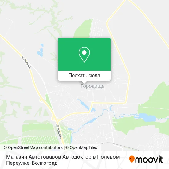 Карта Магазин Автотоваров Автодоктор в Полевом Переулке