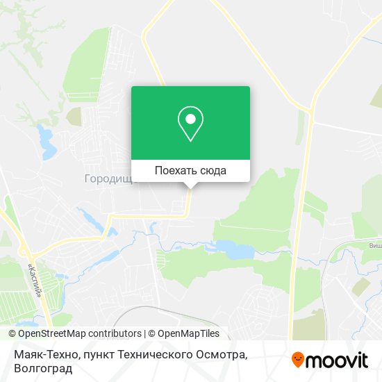 Карта Маяк-Техно, пункт Технического Осмотра