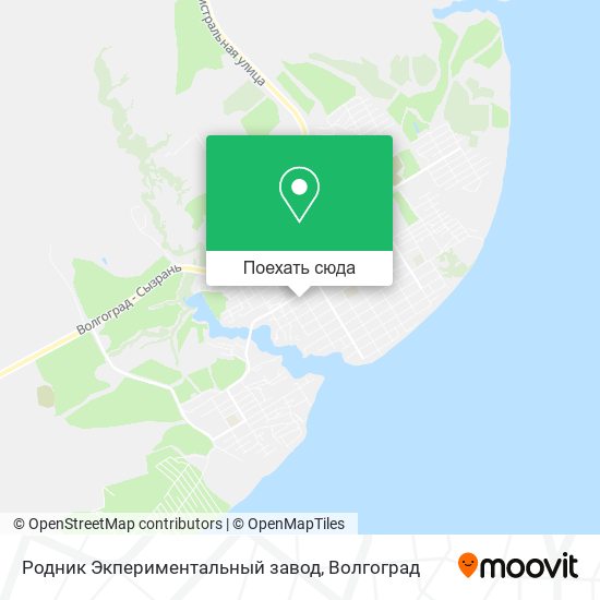 Карта Родник Экпериментальный завод