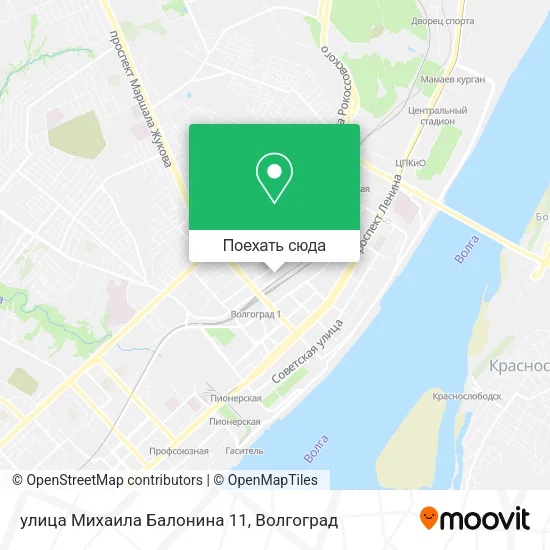 Карта улица Михаила Балонина 11