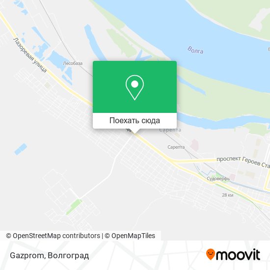 Карта Gazprom