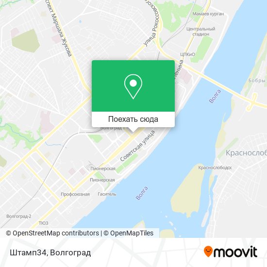 Карта Штамп34