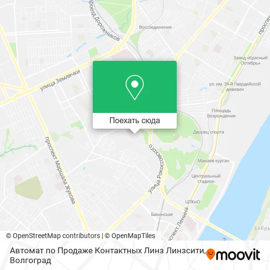 Карта Автомат по Продаже Контактных Линз Линзсити