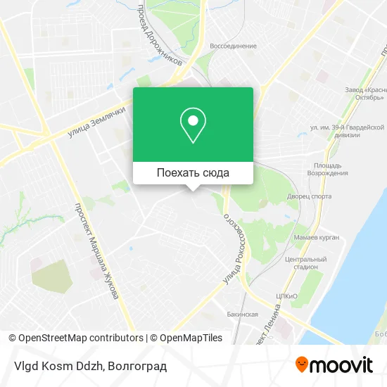 Карта Vlgd Kosm Ddzh