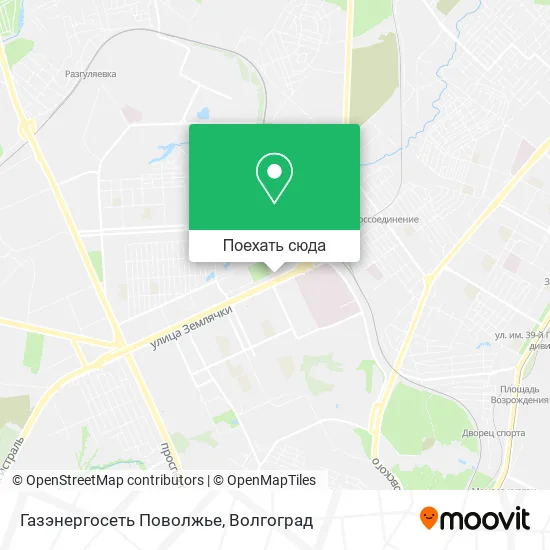 Карта Газэнергосеть Поволжье
