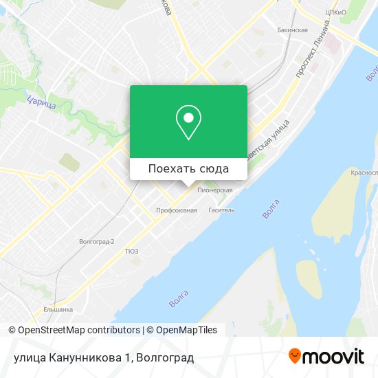 Карта улица Канунникова 1