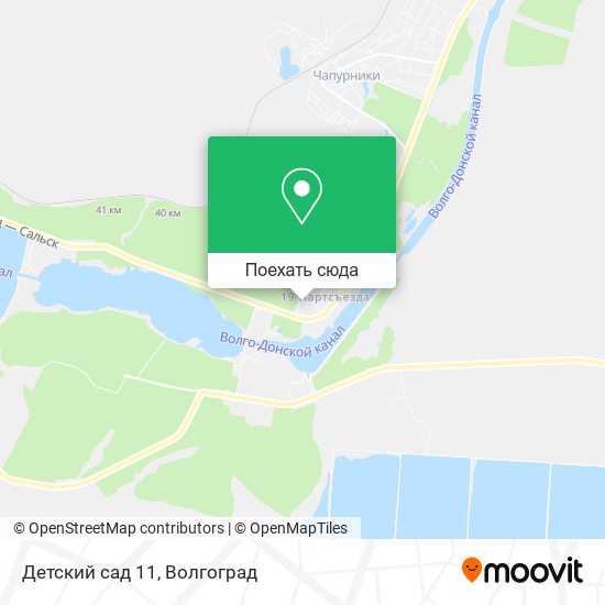 Карта Детский сад 11