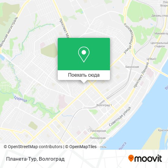 Карта Планета-Tур