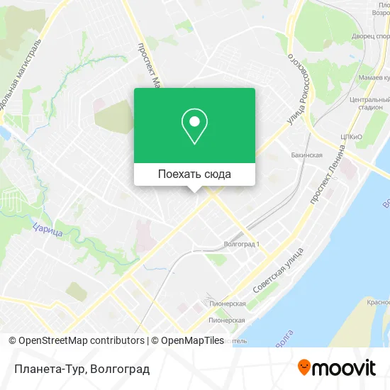Карта Планета-Tур