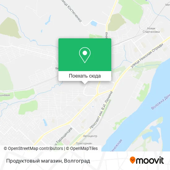 Карта Продуктовый магазин