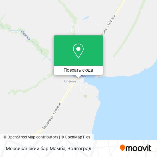 Карта Мексиканский бар Мамба