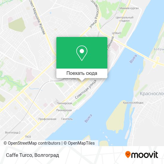 Карта Caffe Turco